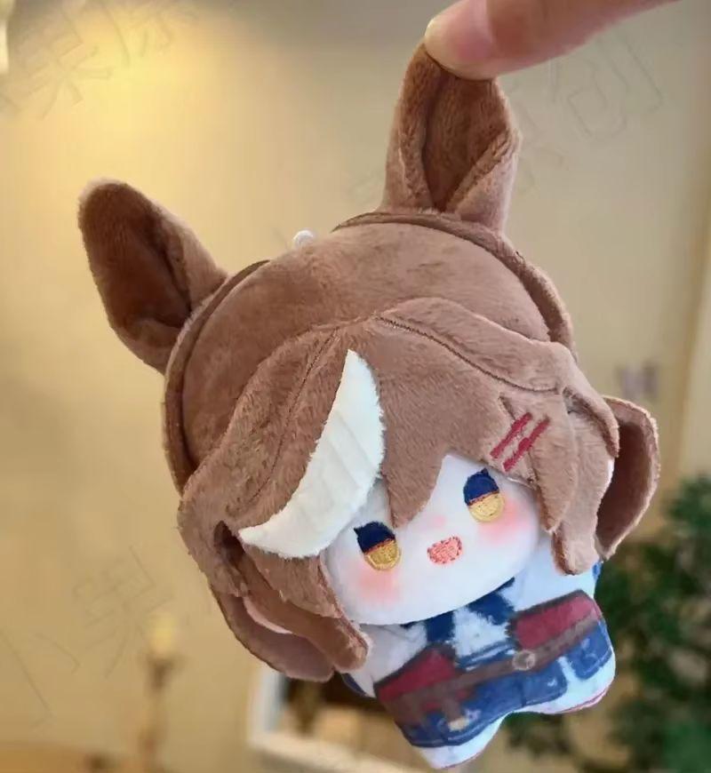 Новинка в наличии Плюшевая кукла Uma Musume Огури Кэп 10 см Милая хлопковая кукла Аниме Аксессуары Игрушка Хэллоуин Рождественский подарок