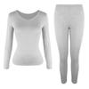 2 Pieces Long John Top And Pant Thermal Underwear Suits Women Autumn Winter Under Layer Clothes Seamless Warm Sets