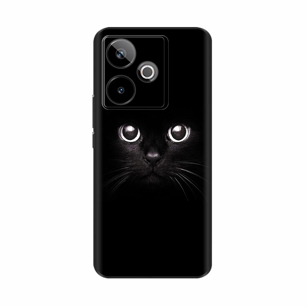 Чехол для Realme GT7 GT 7T RMX5061 Чехол с рисунком кошки Мягкий силиконовый чехол для телефона Для Realme GT 7T GT7 Pro RealmeGT 7 Pro Fundas Etui