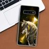 Звездный Животный Волк Ледяной Чехол для Телефона Samsung Galaxy M21 M12 M31S M32 M51 M52 Note 20 Ulte 10 Plus 9 8 J4 J6 + J8 M11 F52 F62