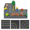 DIY дорожная плита, строительные блоки, кирпичи, игрушки, совместимые с Lego Duplo