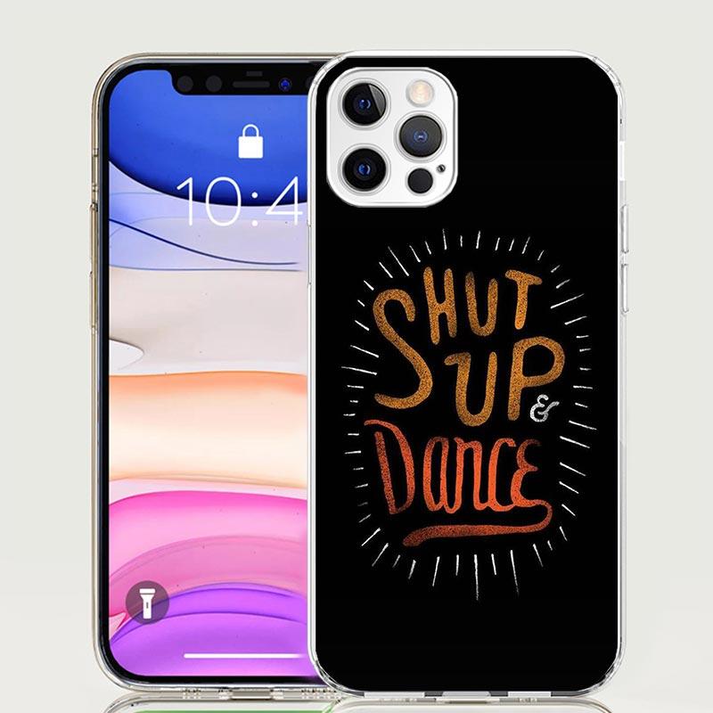 I Love Dance Phone Case For Apple iPhone 17 Air 16 15 Plus 14 + 13 Mini 12 11 Pro Max 7 8 SE 16Max Soft Shell Cover Coque 17 Air