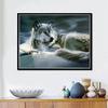 Diamond Painting Cross Stitch Crystal Technology Embroidery Wolf Pictures Needlework Art Crafts