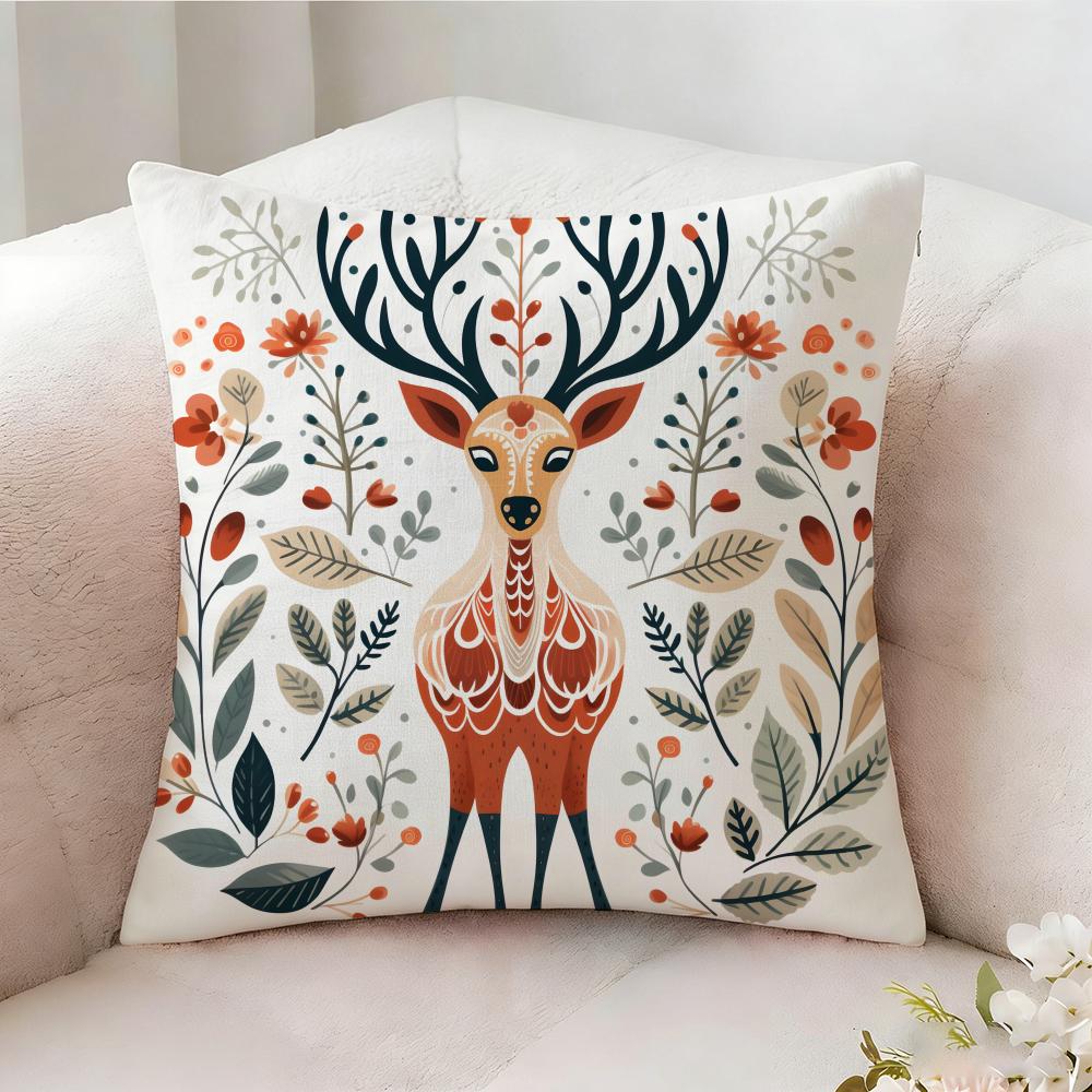 Plant And Classic Animal Pillow Case Pillowcase Doublesided Printed Sofa Cushion Bedroom Headboard Pillow