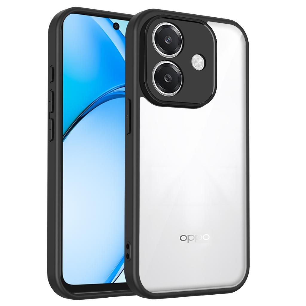 EUCAGR Чехол для Oppo A3X 4G с воздушными подушками, противоударный силиконовый бампер, прозрачная матовая задняя крышка, жесткий чехол для телефона для Oppo A3X