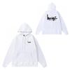 Unisex Hooded Cotton Sweatshirt Streetwear Letter Print Loose Fit Winter Casual Top Teens