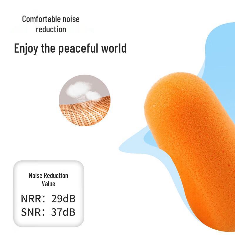 3M Пенные беруши на шнурке (Снижение шума на 37 дБ)
