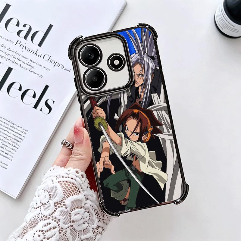 Аниме Шаман Кинг Покрытие Чехол для телефона Для Xiaomi Redmi Note 14 15 Pro Plus 13 12 11 11S 11T 10 9S 9 5G Противоударный Подушка безопасности Чехол