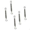 5pcs Stainless Steel Turnbuckle Wire Rope Tension Swivel Hooks