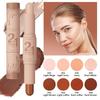 Double-ended Highlighting Contouring Stick Three-dimensional Brightening Face Modifying Shade 2in1 Contouring Pen