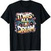 Это был сон футболка мужская женская рэп 1990-е музыка хип-хоп футболка2