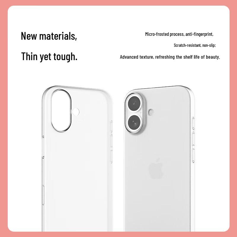 Сверхтонкий матовый противоскользящий чехол Snowkids для iPhone