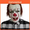 Маска на голову клоуна-убийцы из латекса, реквизит для мероприятий на Рождество и Хэллоуин