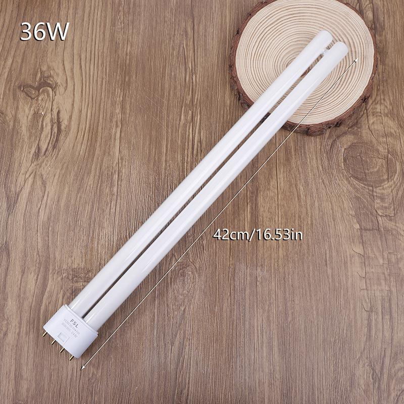 Люминесцентная лампа 18 Вт 24 Вт 36 Вт Энергосберегающая лампа CFL 4 штырька Двухтрубная Энергосберегающая лампочка H-образные лампы Белая