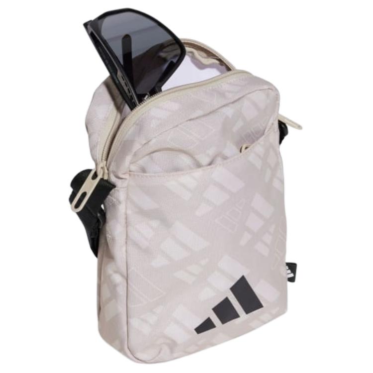 Adidas Polyester One Shoulder Crossbody Clutch Regular Unisex Aluminum
