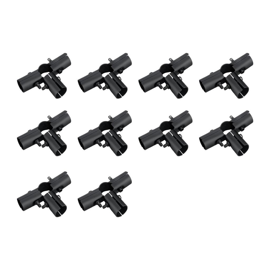 10x Tube Connector Pipe Fitting for Shelf Frame Cabinets Simplified Sheds