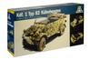 PLATZ Italeri Scale WWII German Kubelwagen Type 82 Plastic Model Kit IT7405 1/9 (Combat Vehicle)