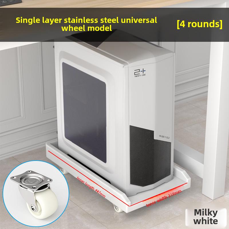 Регулируемая охлаждающая подставка для настольного ПК с полкой для хранения