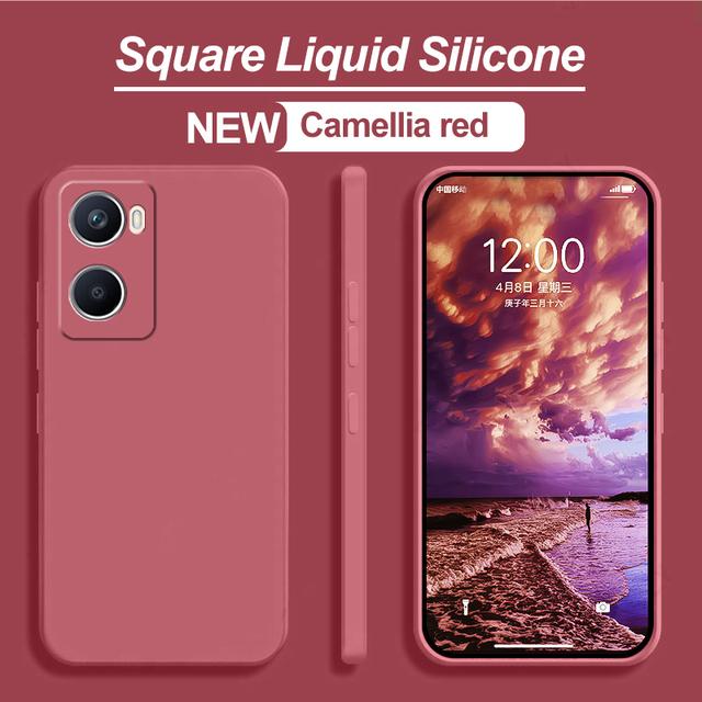 Роскошный жидкий силикон для Realme GT GT2 NEO 2 3 3T 2T Pro Neo2 Explorer Master 8 8i 9i 10 Pro C31 C30 C35 квадратный чехол