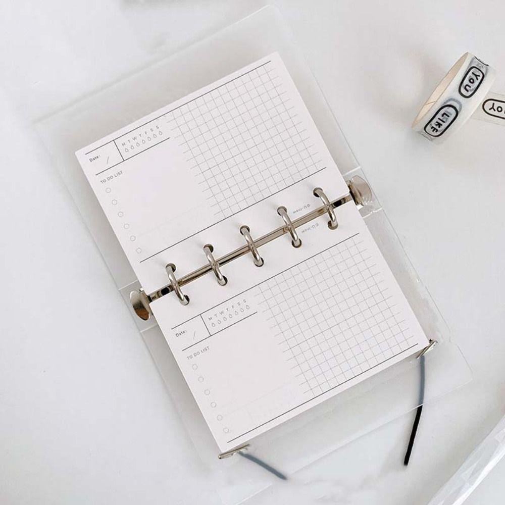 50 листов M5 A8 сменная бумага для блокнота сменная спиральная папка для блокнота студент