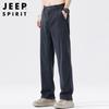 JEEP SPIRIT Men's Straight Fit Casual Business Pants