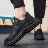 2025 New Thick Soled Multi Functional Men's Wrinkle Sports Shoes Mesh Lace Breathable Casual Sports Shoes Soft Sole