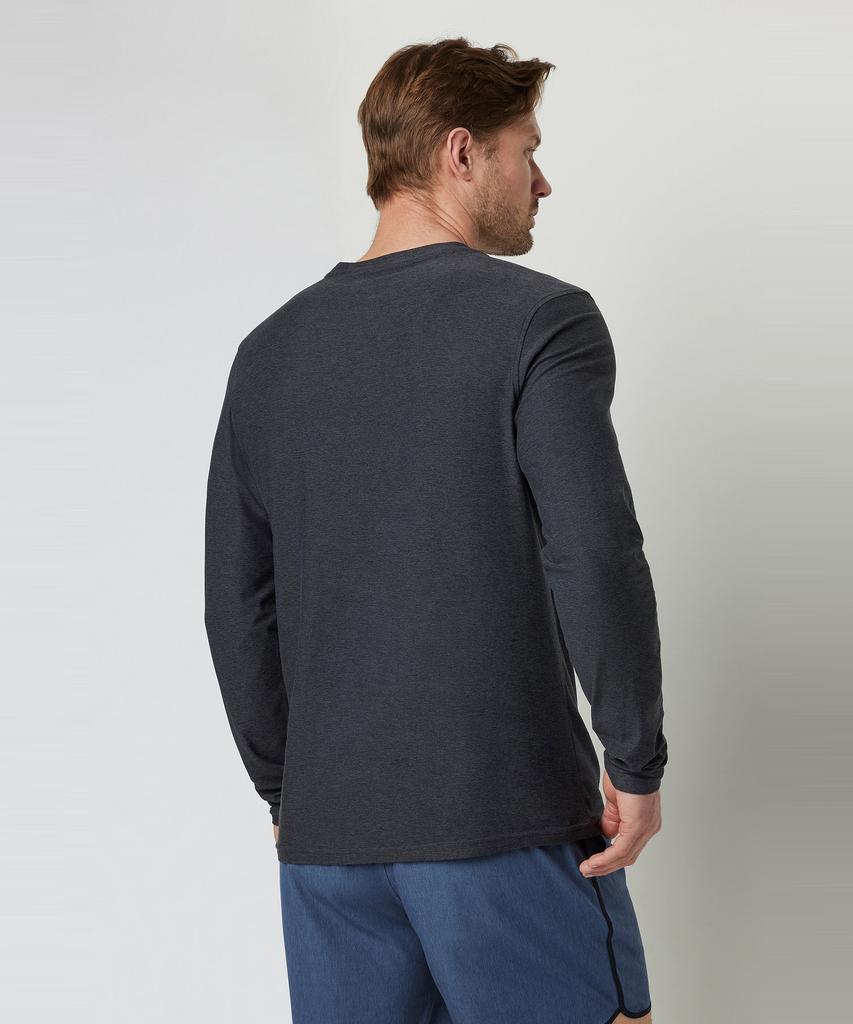 VUORI [Men'S] Long Sleeve Stratotech Tee_Charcoal Vr16121020