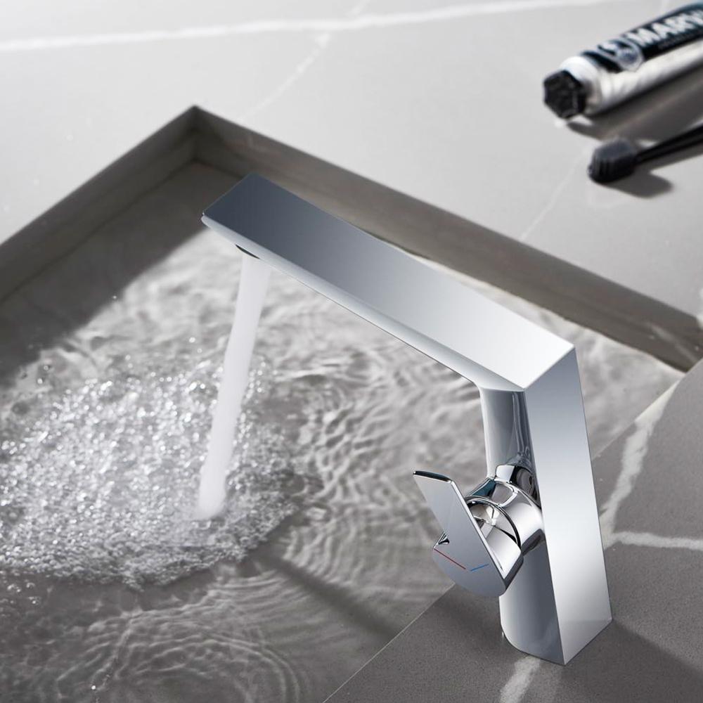 Basin Faucet Chrome Torneiras Bathroom Sink Faucet Single Handle Hole Faucet Basin Taps Hot Cold Mixer Tap Crane 855938