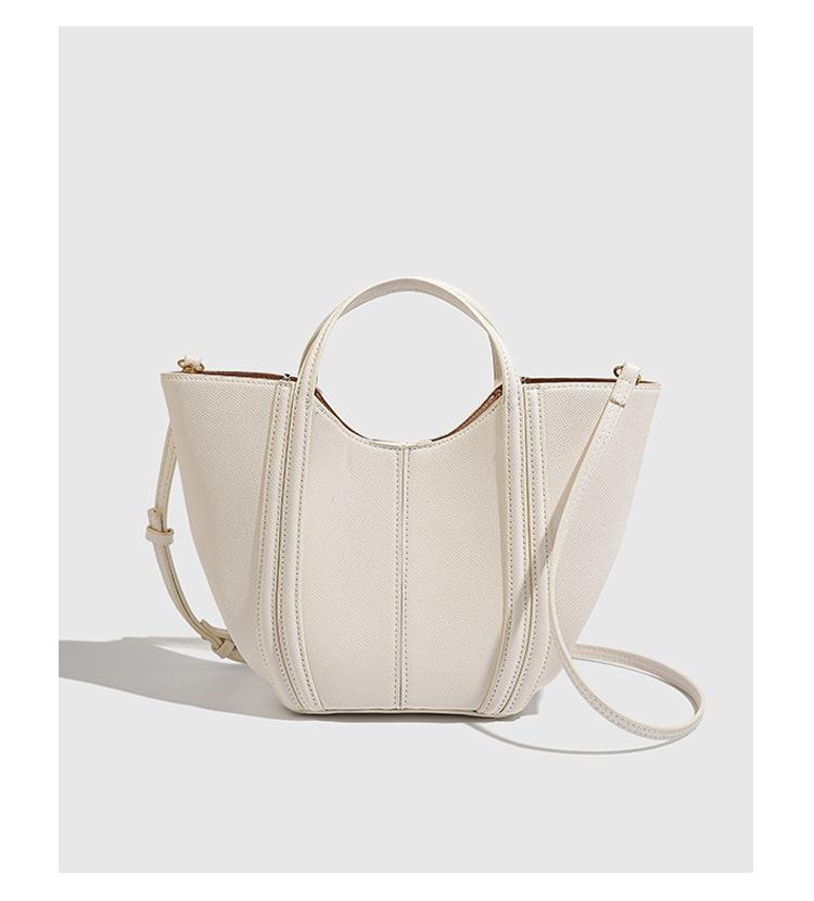 Luxury Quilting Basket Bags for Women Handbags PU Leather Bucket Bag Fashion Designer Shoulder Crossbody Bag Female Purses