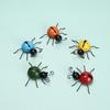 Backyard Wall Sculptures Statues Cute Rustic Metal Ladybugs 3D Wall Art Garden Wall Decor
