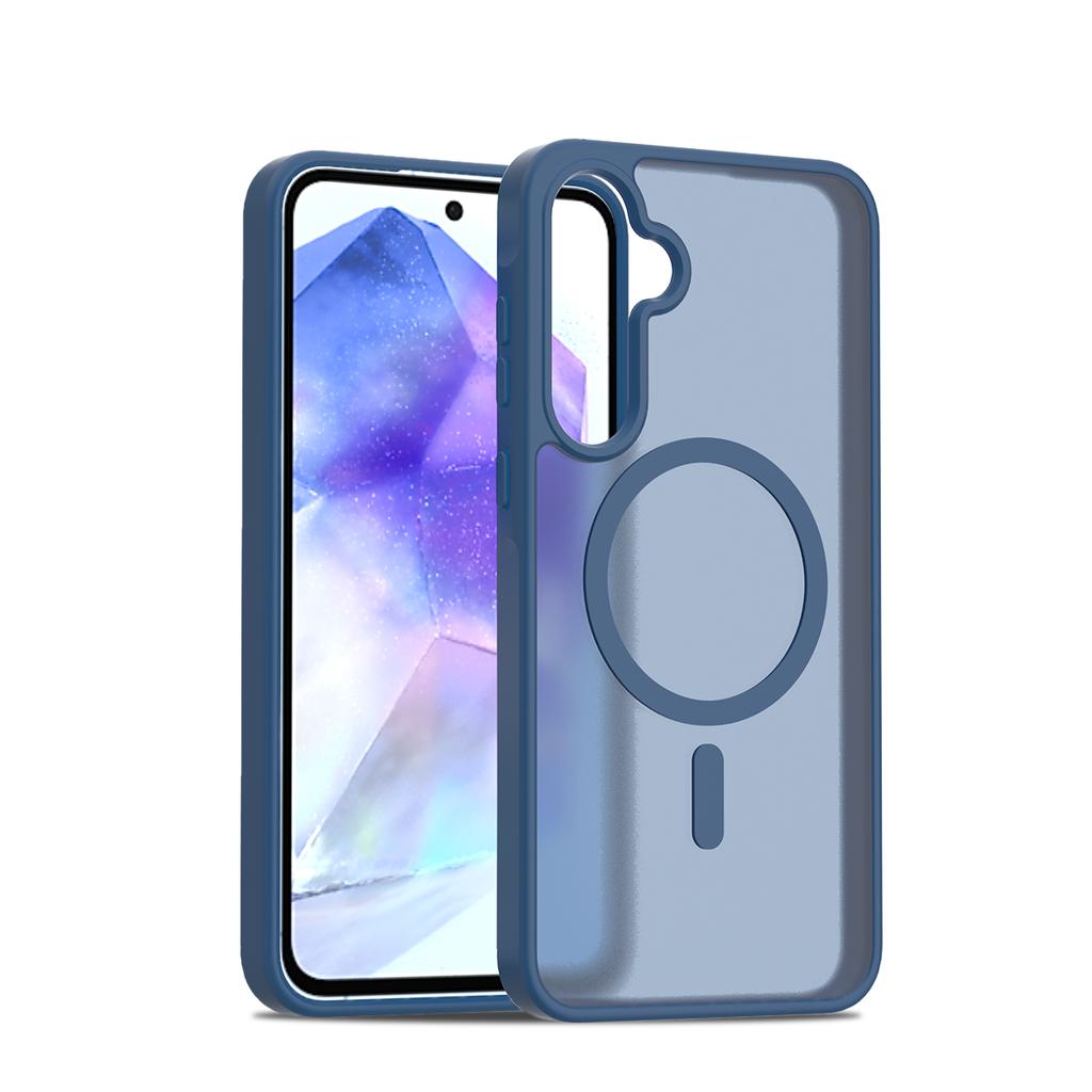 Ультратонкий чехол MagSafe для Samsung Galaxy A55 A35 5G - TPU/PC Silky Smooth Touch Wireless Charging Противоударный чехол