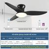 Variable Frequency Ceiling Fan Lamp Six Wind Speeds Adjustable Electric Fan Light Three Color Dimming Mobile Phone Control Fan