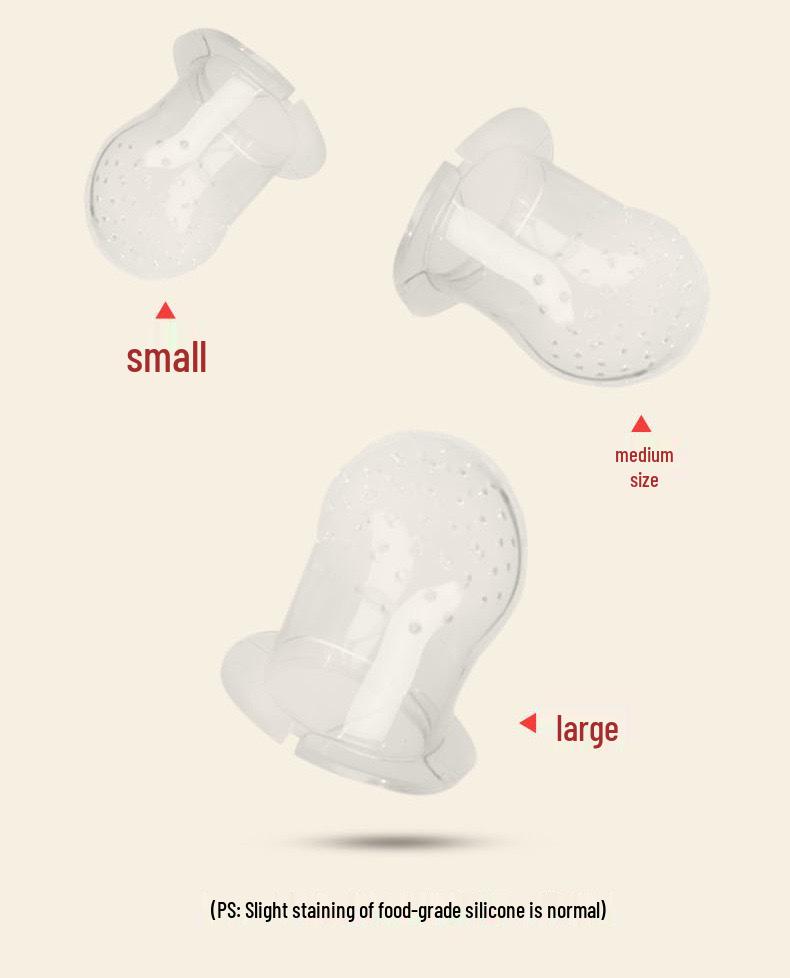 Детский прорезыватель для фруктов и овощей - Сетчатый мешочек с толкателем для легкого самостоятельного кормления