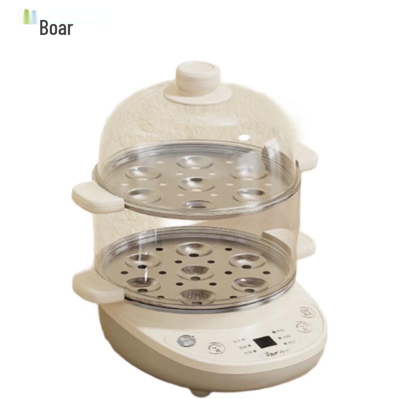 Bear Double-Layer Electric Egg Cooker and Food Steamer CN plug (adapter included)