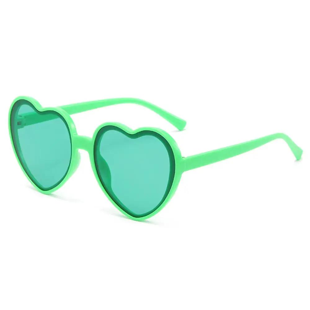 Cute UV 400 Protection Protection Heart-Shaped Sunglasses Cosplay Halloween Party Spectacles Summer Beach Shades for Female