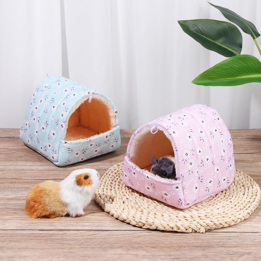 Soft Hamster House Mini Animal Rabbit Squirrel Hammock Nest Guinea Pig Rat Mice Warm Sleeping Bed Pets Supplies