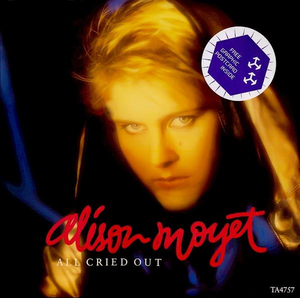 12-дюймовая пластинка АЛИСОН МОЙЕТ All Cried Out TA4757 CBS 1984 Великобритания Поп Б/у