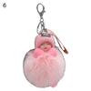 Lady Lovely Girl Bag Pendant Plush Doll Car Key Chain Pendant Mini Sleeping Toy Doll