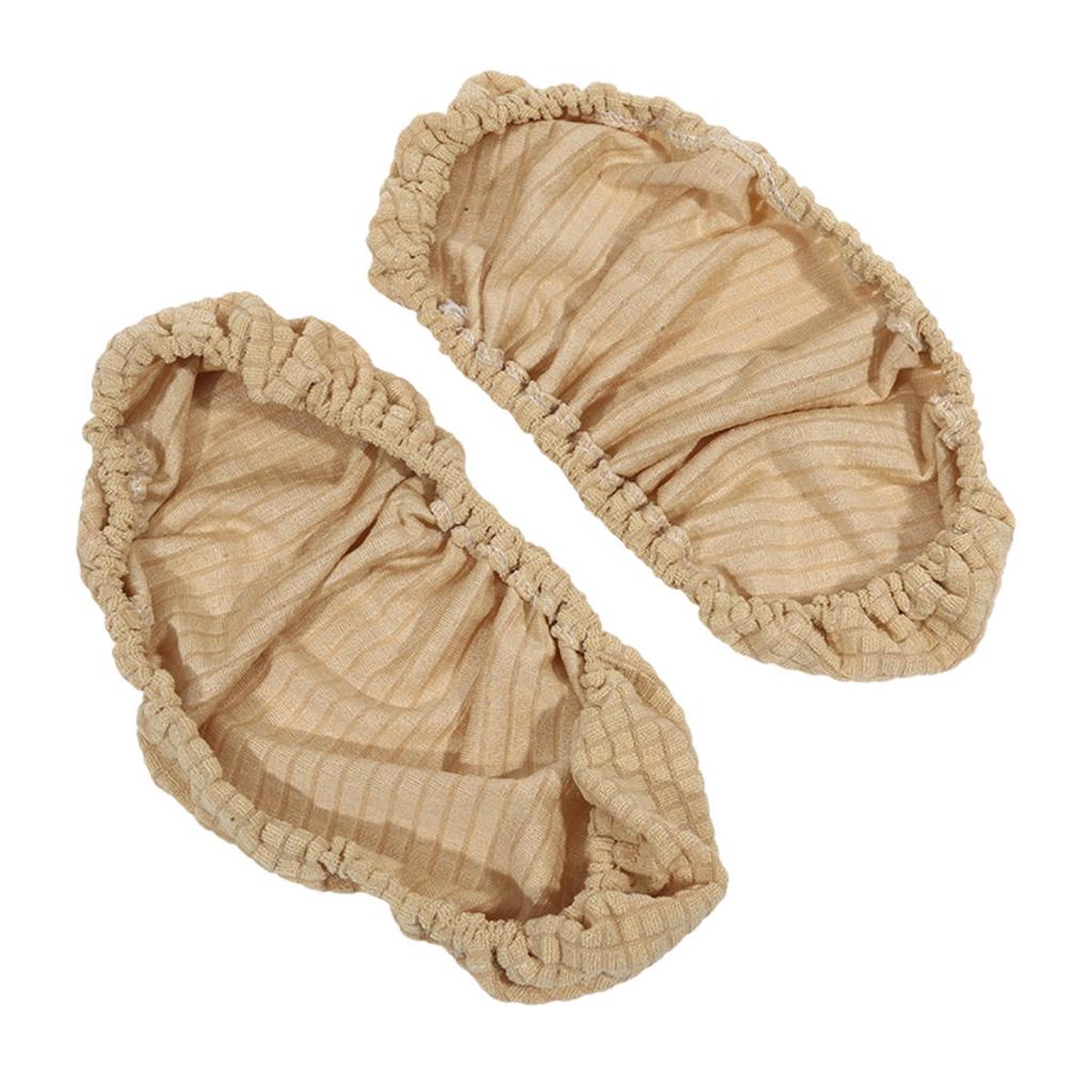 1 пара чехлов на подлокотники офисного кресла, съемные, тянущиеся, моющиеся, из водонепроницаемой ткани, эластичные, полузакрытые, для компьютерного кресла, чехол на подлокотники