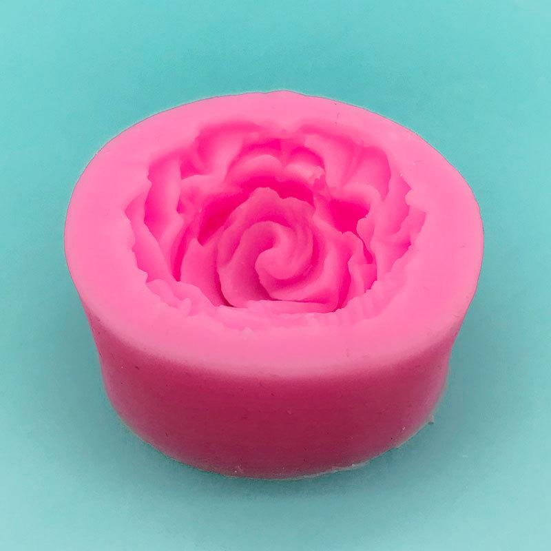 1 шт., силиконовая форма для роз, DIY цветок, полимерный чехол для телефона, веревка для волос, открытка для волос, ювелирные аксессуары, форма для шоколадного торта, силиконовая форма