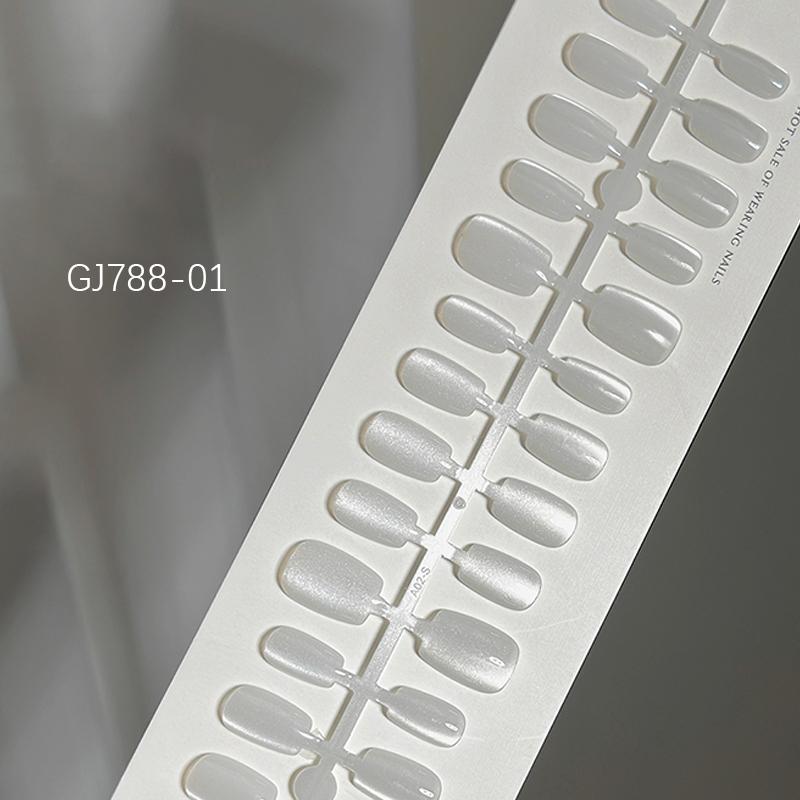 30 шт./лот короткие накладные ногти Aurora кошачий глаз чисто балерина украшения носимые накладные ногти полное покрытие типсы искусство