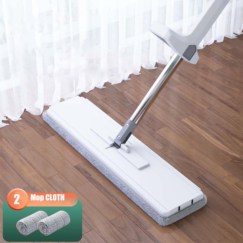 Плоская швабра без рук. Швабра для очистки и мытья полов. Артефактная швабра для ленивых. Бытовая швабра для влажной и сухой уборки. Швабры для мытья полов. Инструменты для уборки дома.