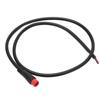 2 Core Electric Bike Male Extension Cable 200V AC Electric Bike Accessory for Replacement