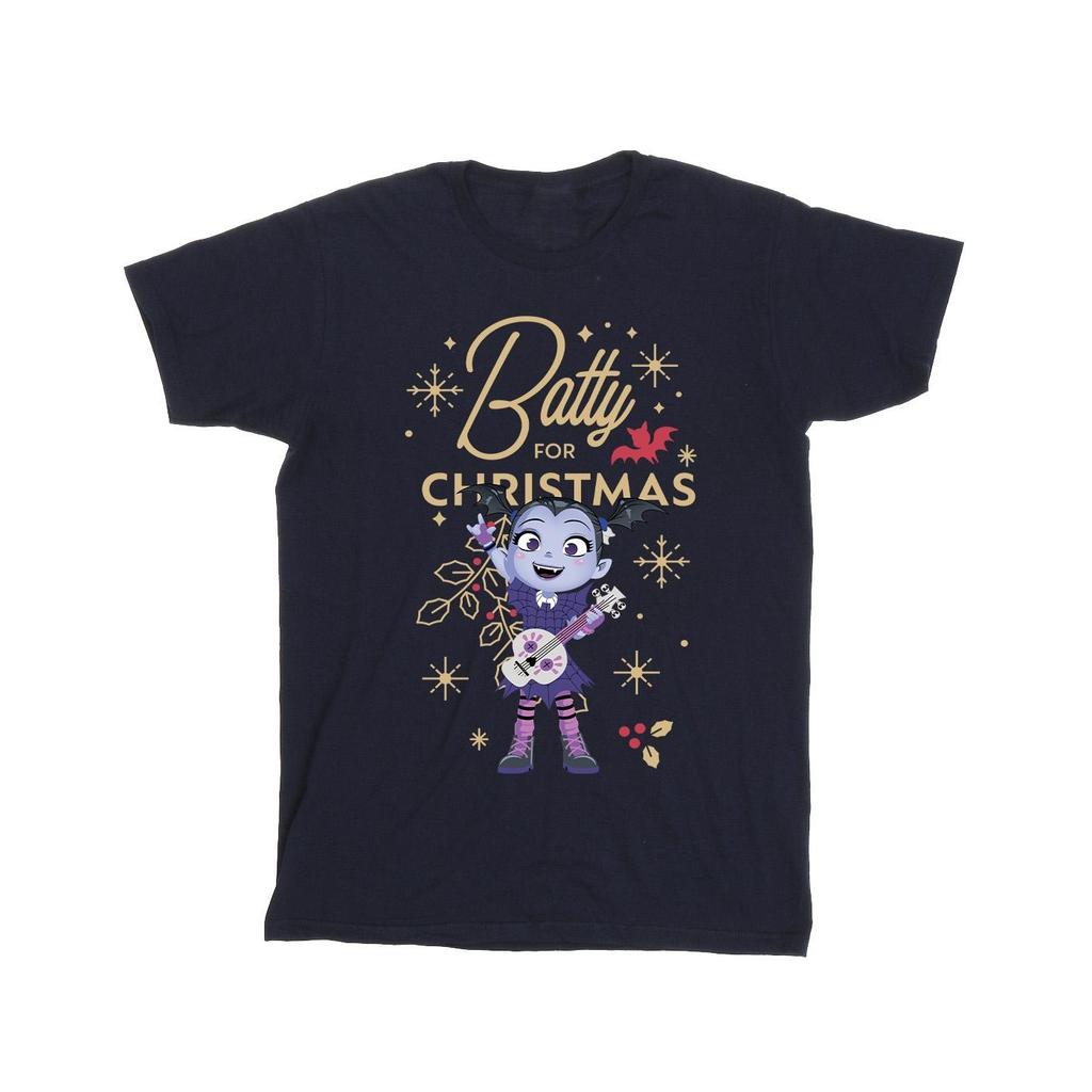 Vampirina Girls Cotton Christmas T-Shirt