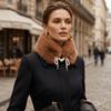 Faux Fox Fur Neckerchief Wrap Solid Neck Warmer  for Jackets Coats Hoods Hats Accessory