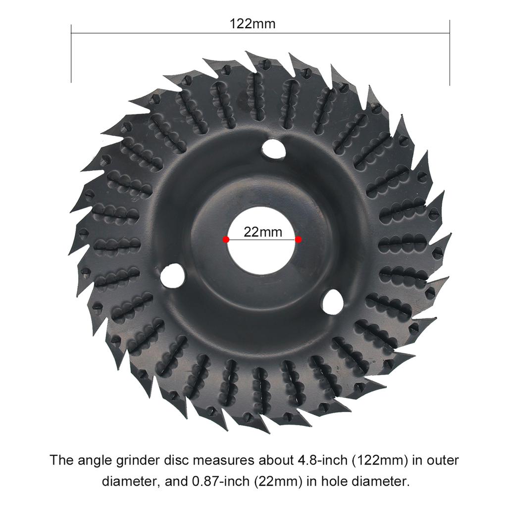 KKmoon 1 шт., угловая шлифовальная машина, шлифовальный диск, 28 зубов, шлифовальный круг по дереву, абразивный диск, деревообработка, дерево