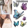 Charming 3D Temporary Butterfly Tattoo Sticker Body Art Removable Waterproof