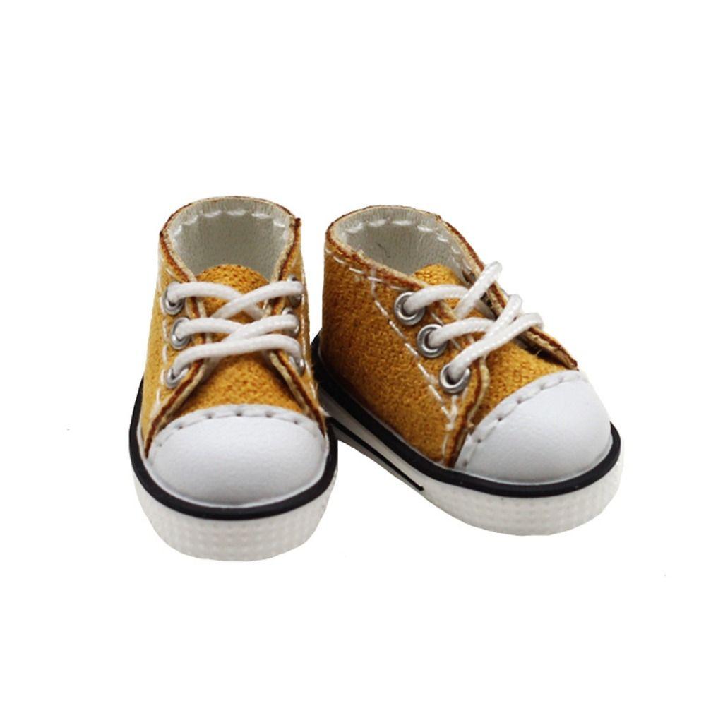 1 пара шнурованные Ob11 холщовые кукольные туфли спортивная обувь одежда для кукол обувь Blythe кукла игрушка