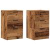VidaXL Bedside Tables 2 Pcs Old Wood 40x36x65 Cm Engineered Wood, Bedside Furniture, Side Table, Bed Cabinet, 856933