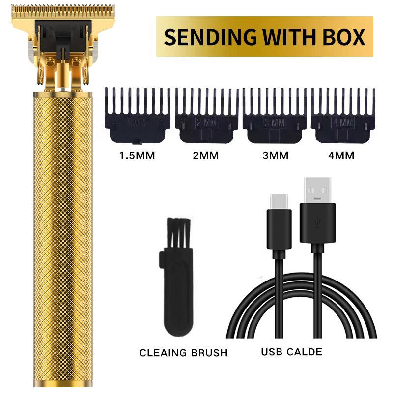 Электрическая машинка для стрижки волос T9 Cross-Border для лысых и жирных голов с бритвой Carving